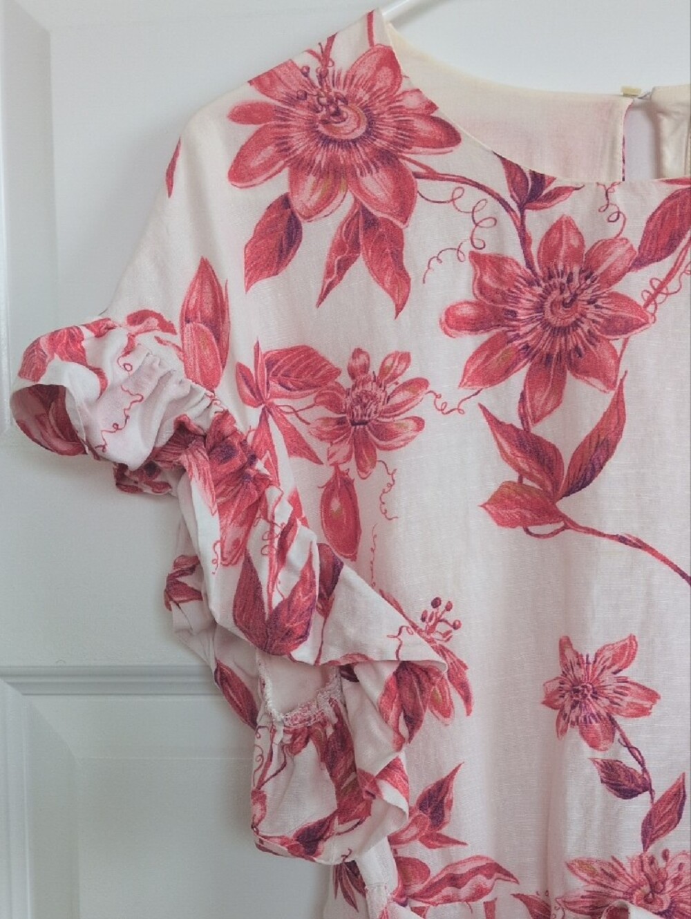 H&M Floral Ruffle Mini Dress - Picture 4 of 14